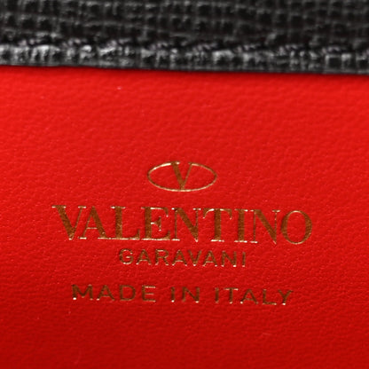 Valentino Garavani Grainy Calfskin Small Rockstud Alcove Top-Handle Flap Bag Black 6 of 10