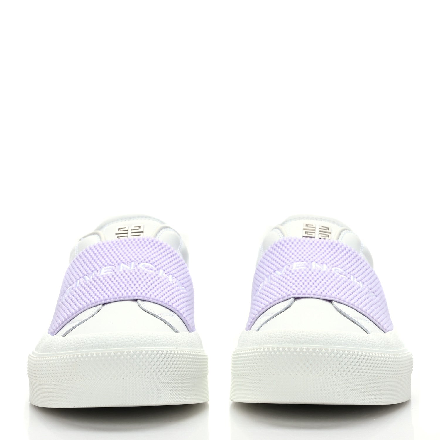 Givenchy Calfskin Band Logo Womens City Sport Sneakers 36.5 Lilac 2 of 8