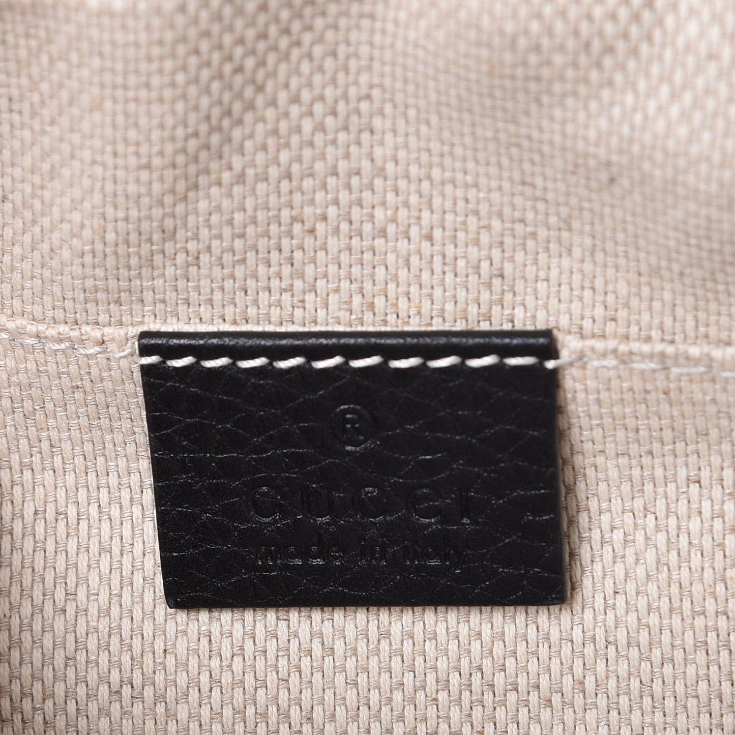 Pebbled Calfskin Small Soho Disco Bag Black