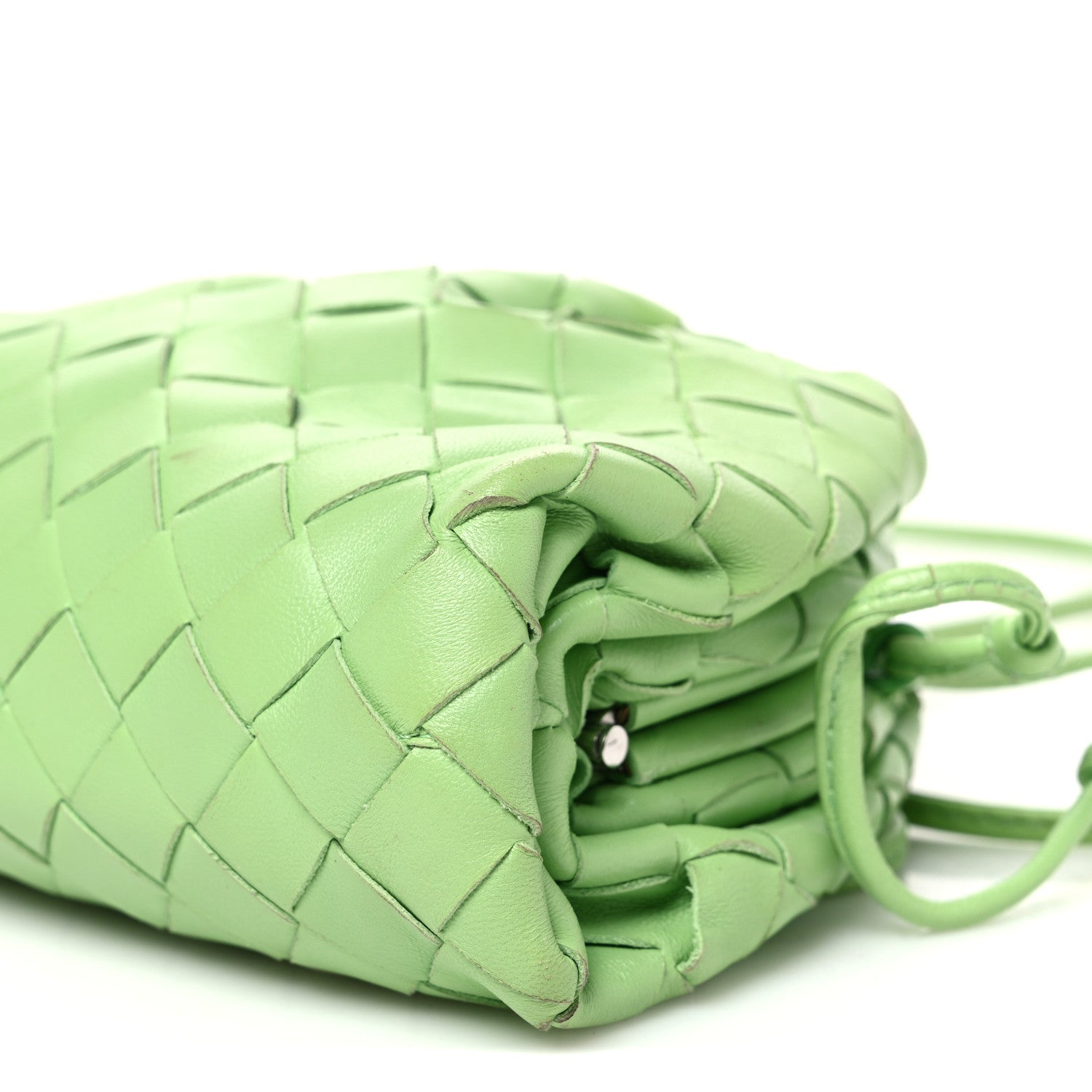 Bottega Veneta Nappa Intrecciato The Mini Pouch Pistachio 11 of 12