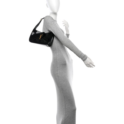 Saint Laurent Patent Le 5 A 7 Hobo Black 2 of 10