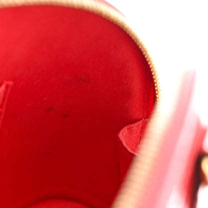 Louis Vuitton Vernis Alma BB Cherry 11 of 12