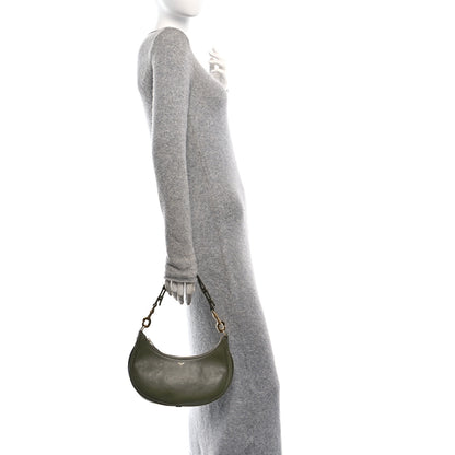Celine Smooth Calfskin Medium Strap Ava Shoulder Bag Dark Olive 2 of 10