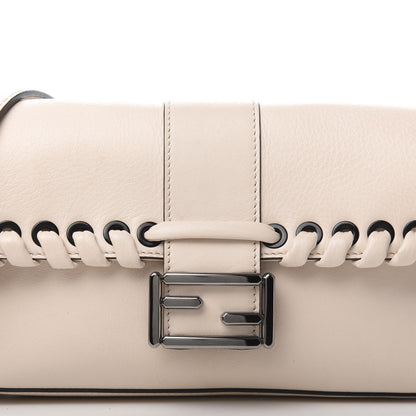 Fendi Vitello Dolce Lace Up Baguette Camelia 10 of 10