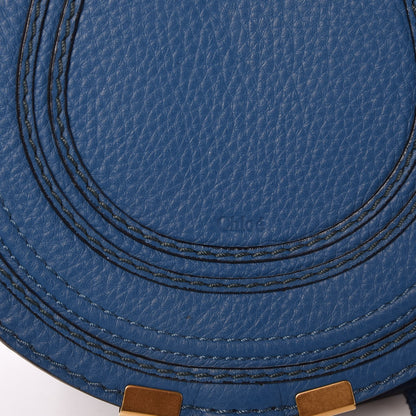 Chloe Calfskin Mini Marcie Round Crossbody Bag Royal Navy 6 of 10