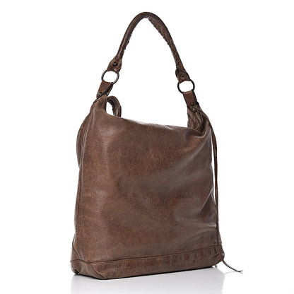 Balenciaga Agneau Classic Hardware Day Hobo Sienna 3 of 19