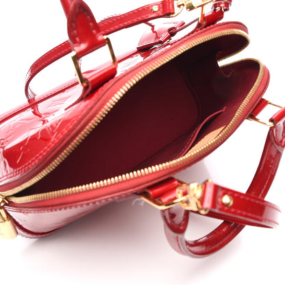 Louis Vuitton Vernis Alma BB Pomme D'Amour 8 of 8