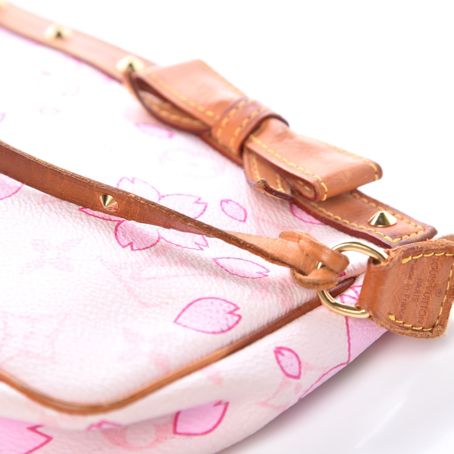 Louis Vuitton Monogram Cherry Blossom Pochette Accessories Pink 8 of 12