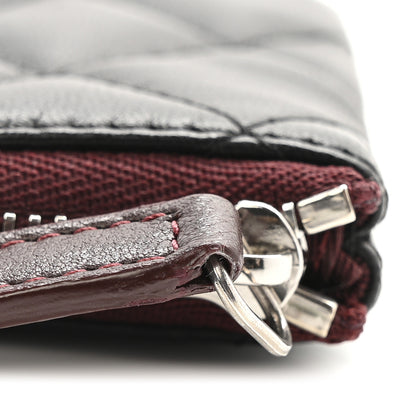 Chanel Lambskin Quilted Small Cosmetic Case Black 10 of 10