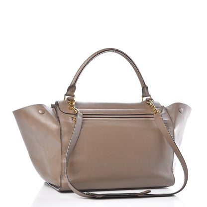 Celine Smooth Calfskin Medium Trapeze Taupe 3 of 23