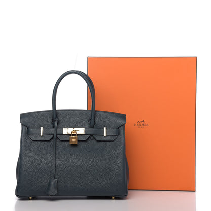 Hermes Togo Birkin 30 Vert Cypress 10 of 10