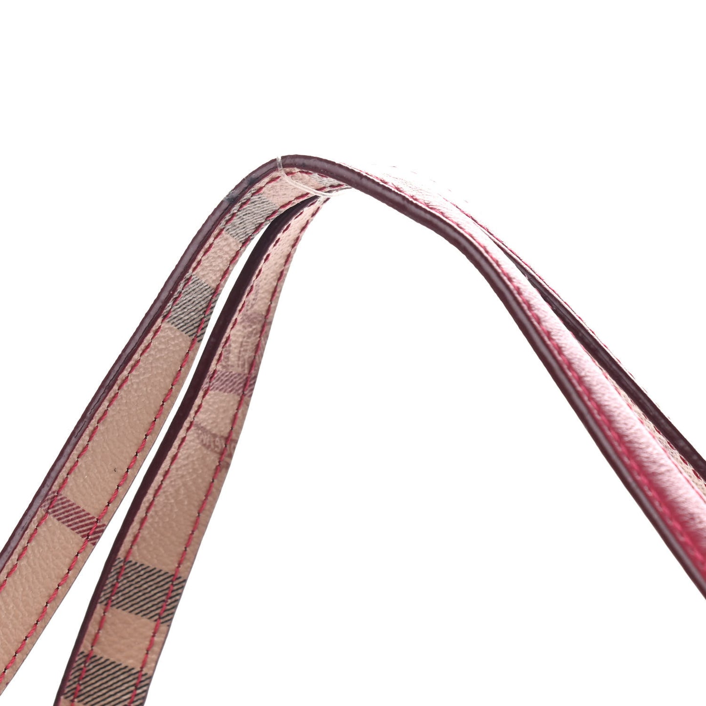 Calfskin House Check Small Canterbury Tote Raspberry