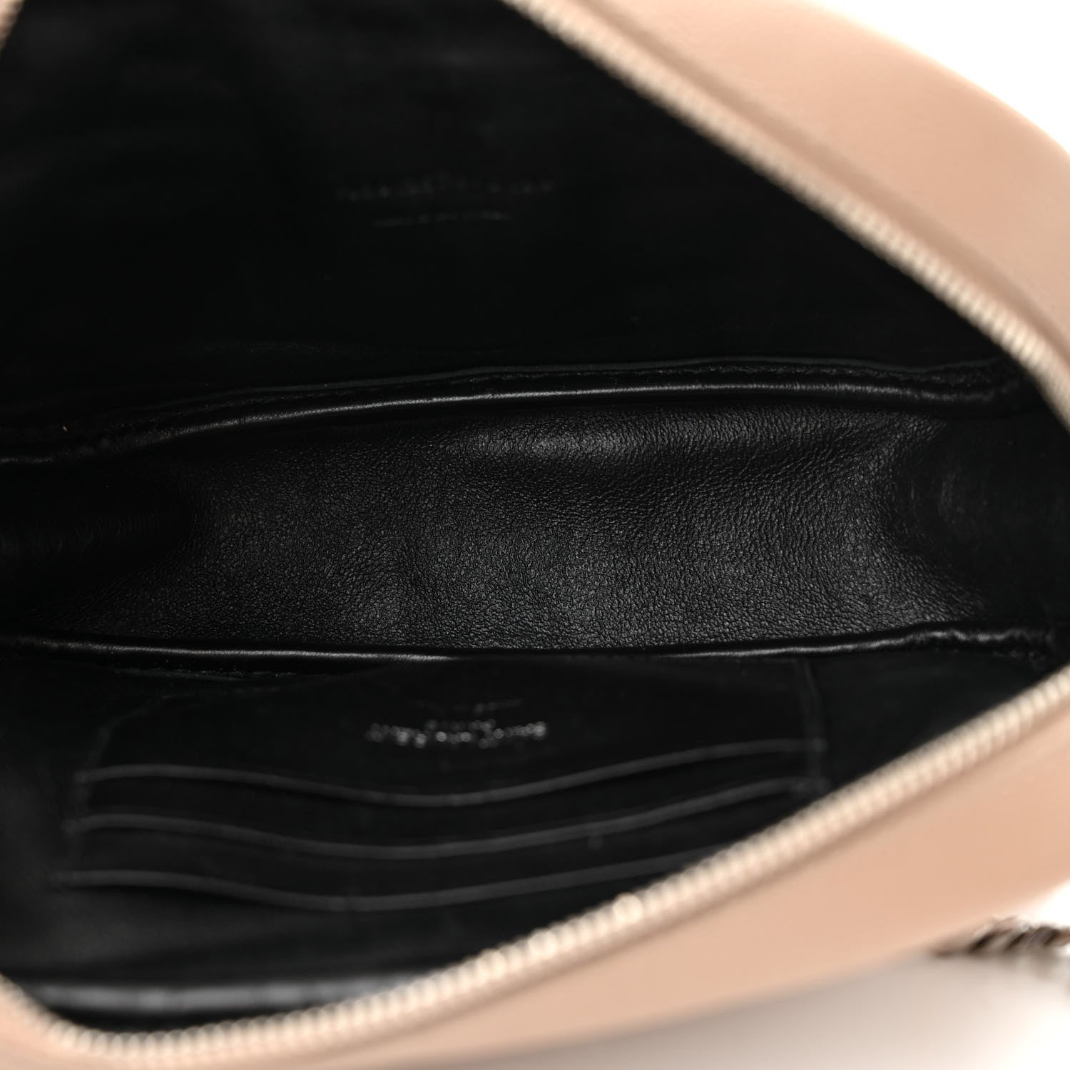 Saint Laurent Grain De Poudre Matelasse Monogram Mini Lou Camera Bag Gold Sand 5 of 13