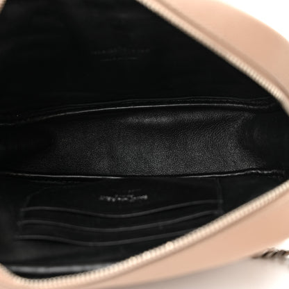 Saint Laurent Grain De Poudre Matelasse Monogram Mini Lou Camera Bag Gold Sand 5 of 13