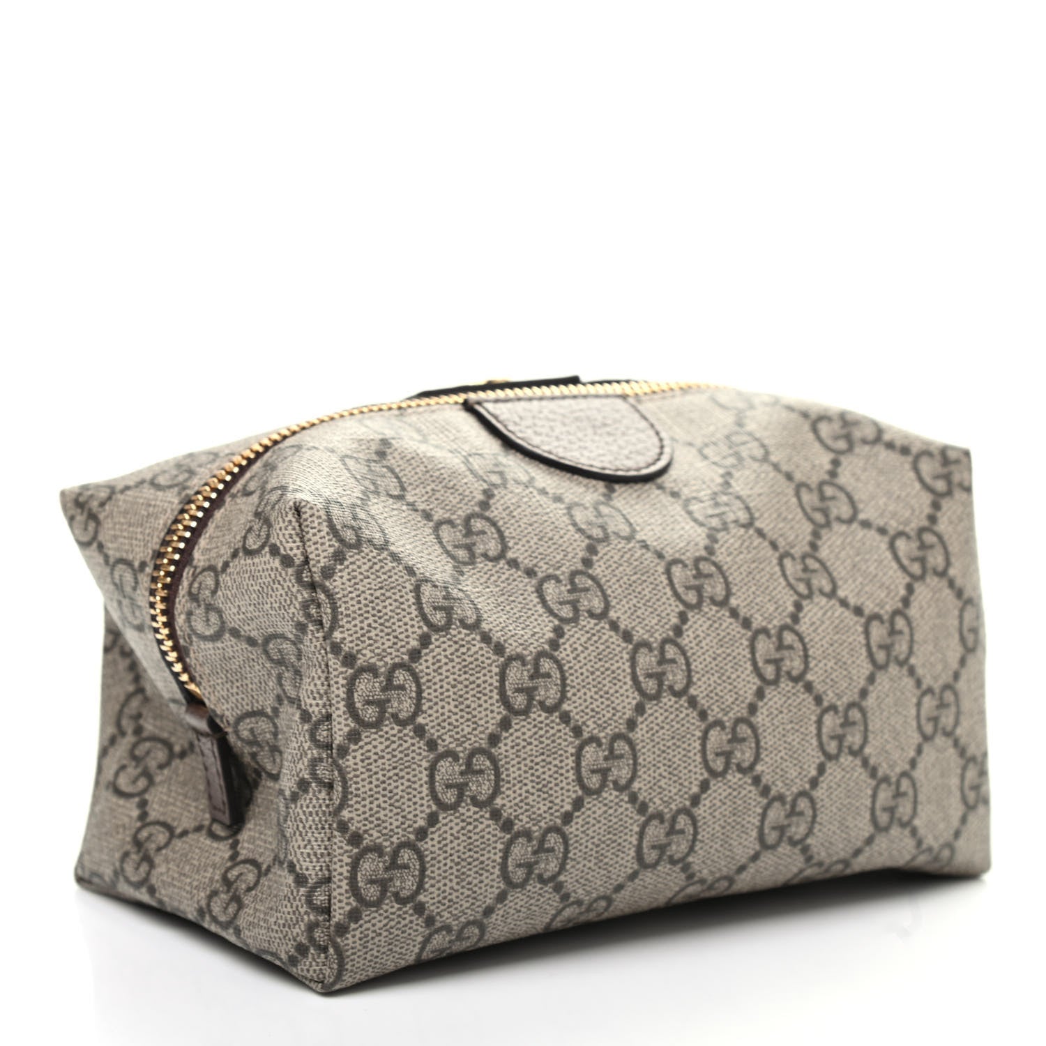 Gucci Soft GG Supreme Monogram Calfskin Medium Ophidia Cosmetic Case Beige Ebony New Acero 3 of 9