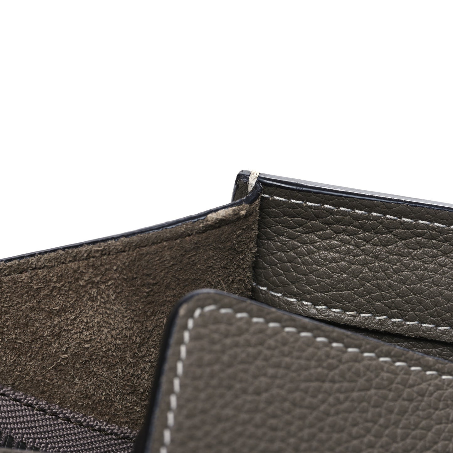 Drummed Calfskin Mini Luggage Souris