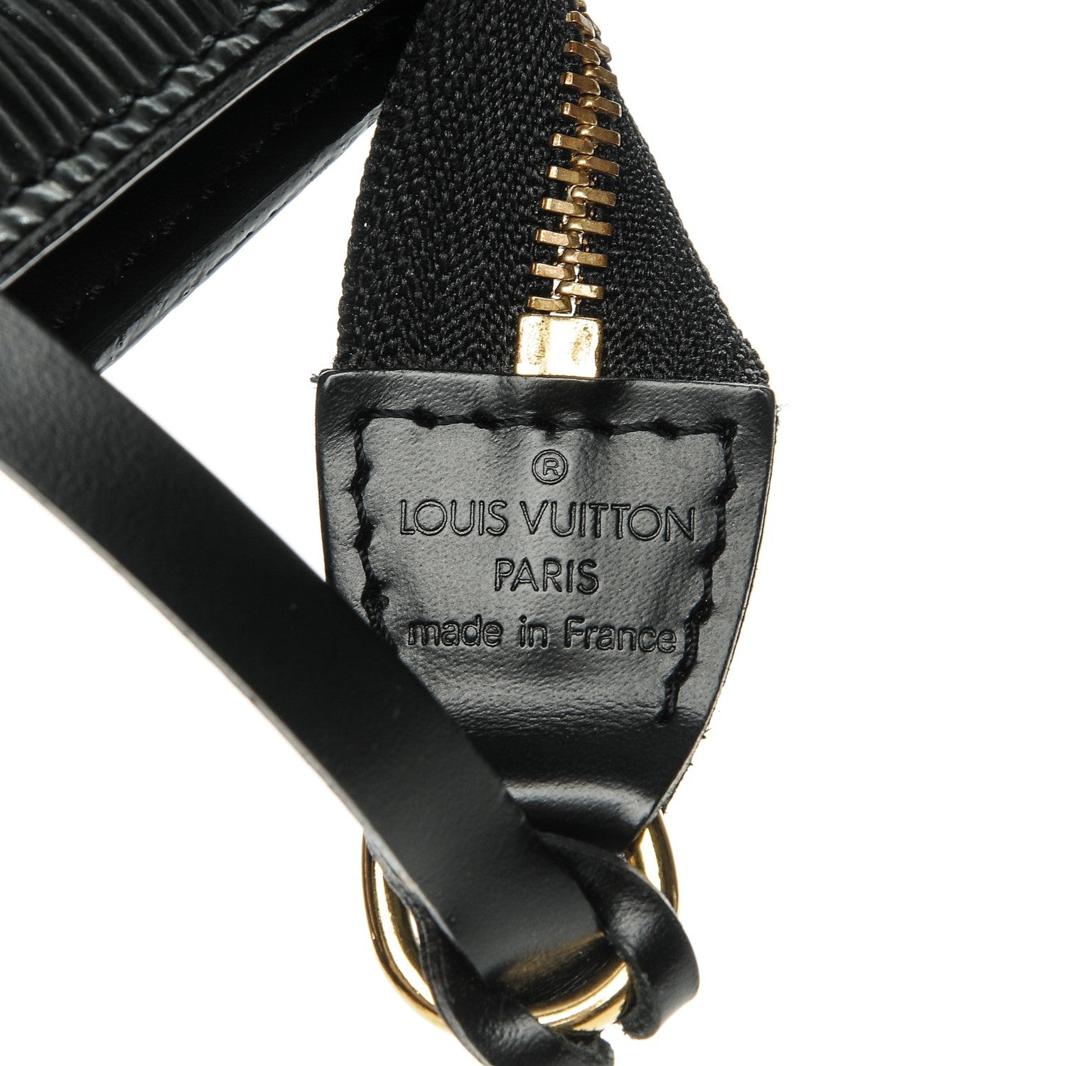 Louis Vuitton Epi Pochette Accessories 24 Black 6 of 6