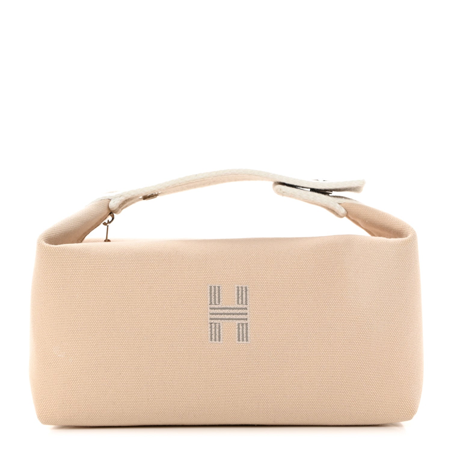 Hermes Canvas Small Bride-A-Brac Pouch Natural 1 of 7
