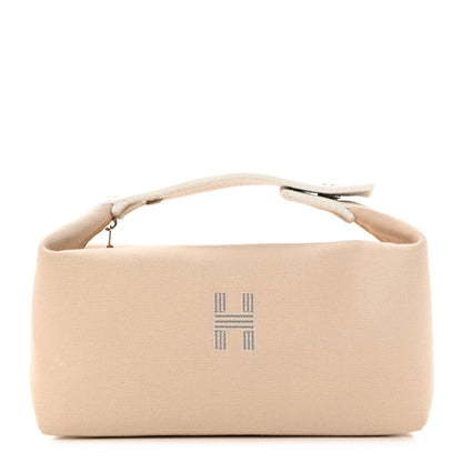 Hermes Canvas Small Bride-A-Brac Pouch Natural 1 of 7