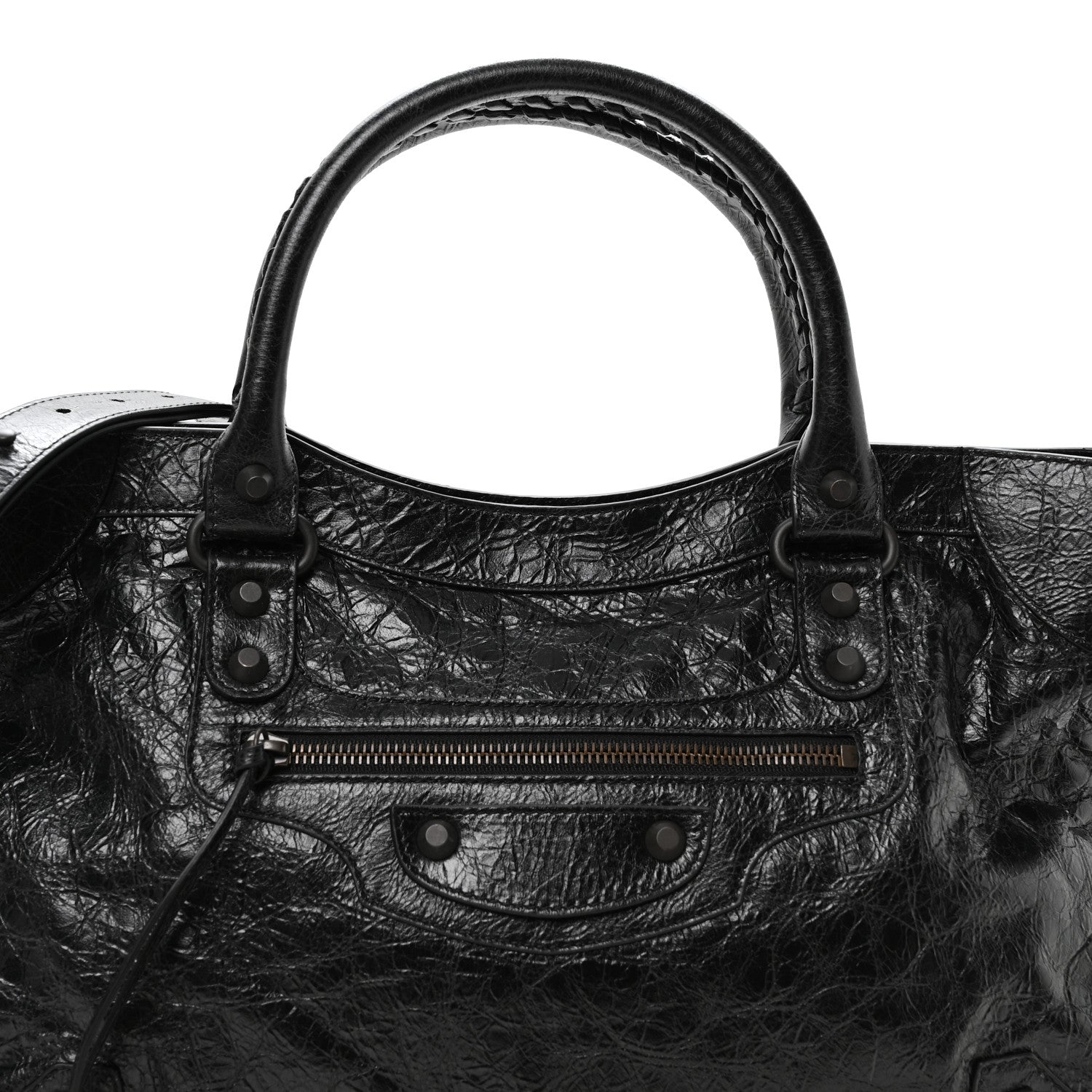 Balenciaga Agneau Arena Classic Hardware Medium Le City Black 8 of 10