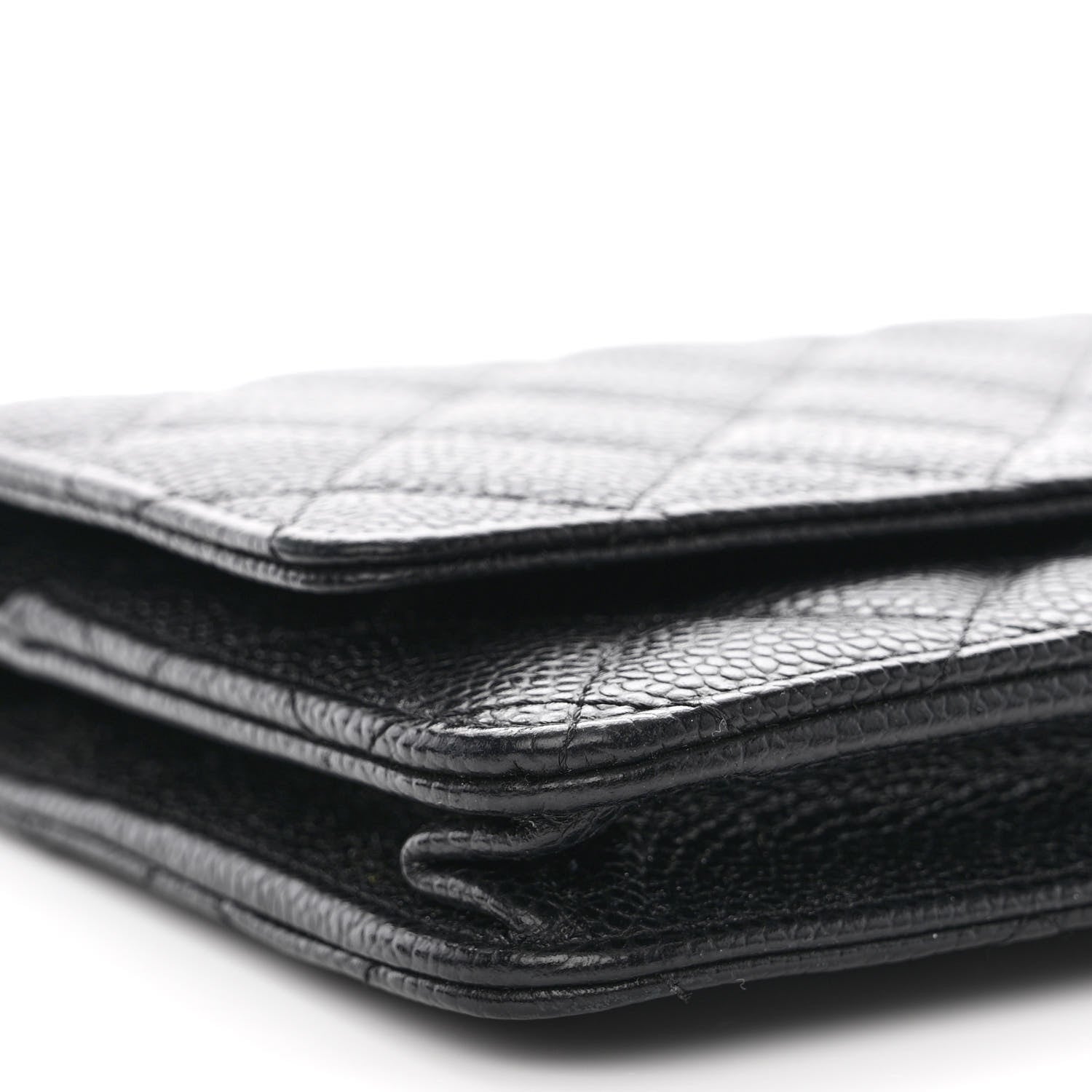 Chanel Caviar Quilted Wallet on Chain WOC Black 10 of 13