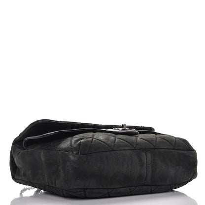 Chanel Iridescent Calfskin Jumbo In the Mix Double Flap Black 4 of 7