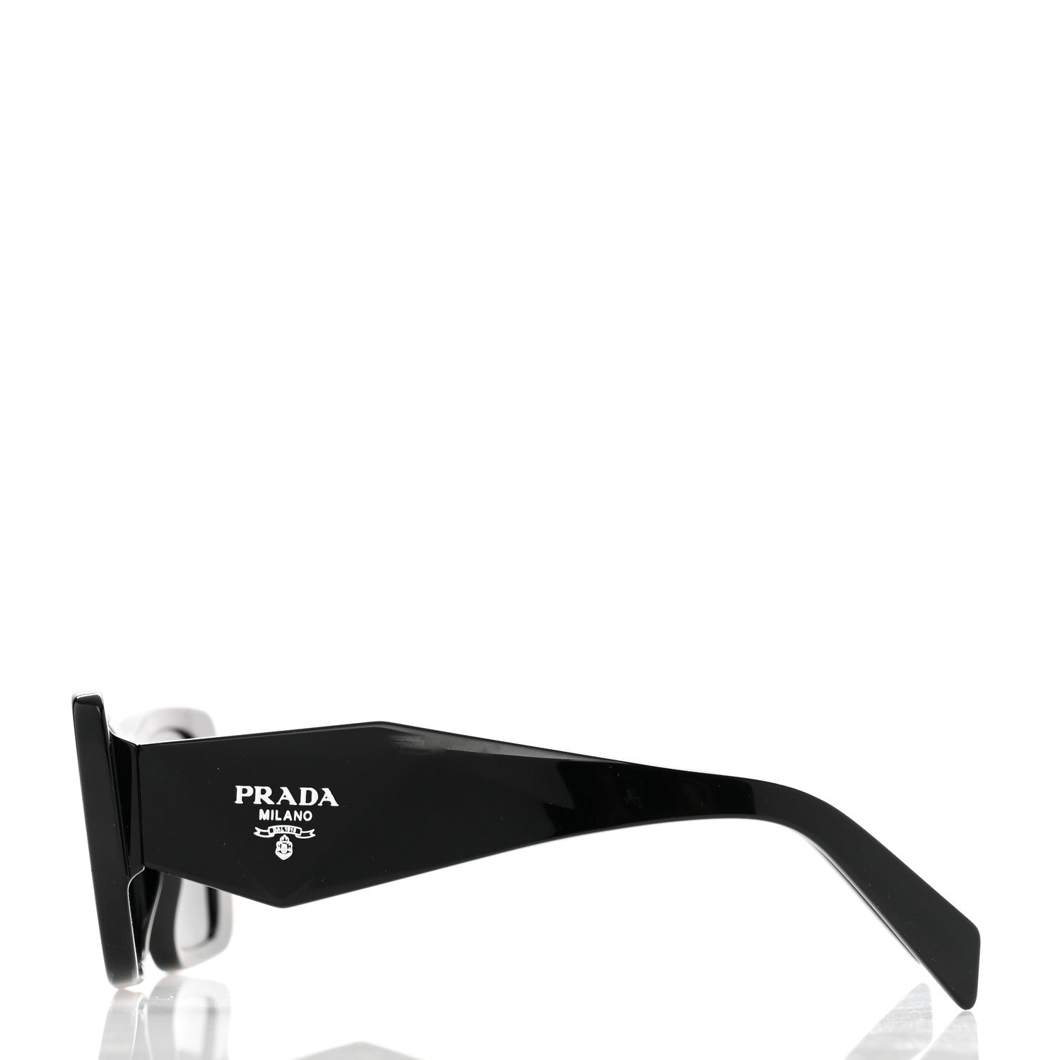 Prada Acetate Symbole Sunglasses SPR 08Y Black 3 of 8