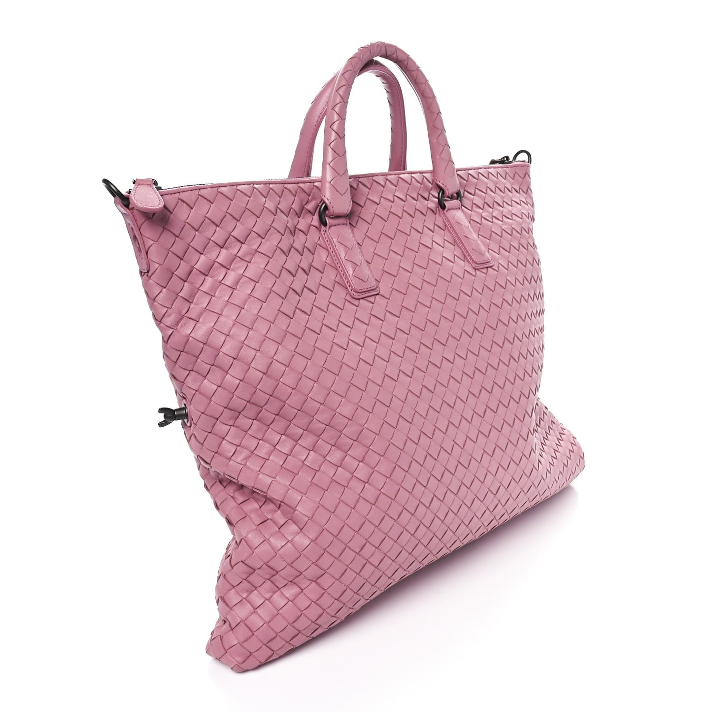 Nappa Intrecciato Maxi Convertible Tote Violet