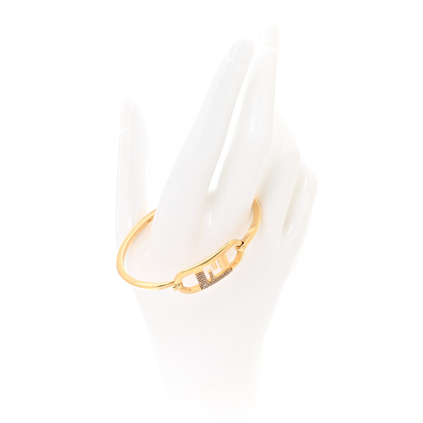Metal Crystal O'Lock Bracelet M Gold