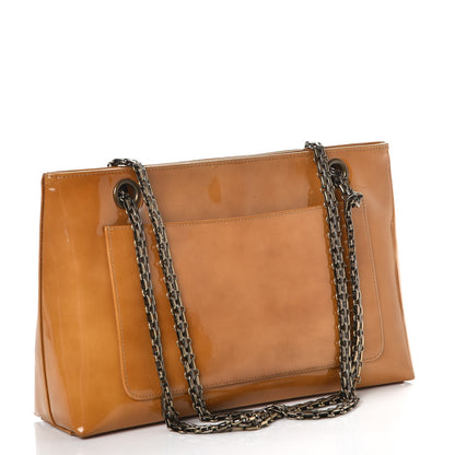 Chanel Patent Bijoux Chain Shoulder Bag Yellow 4 of 14