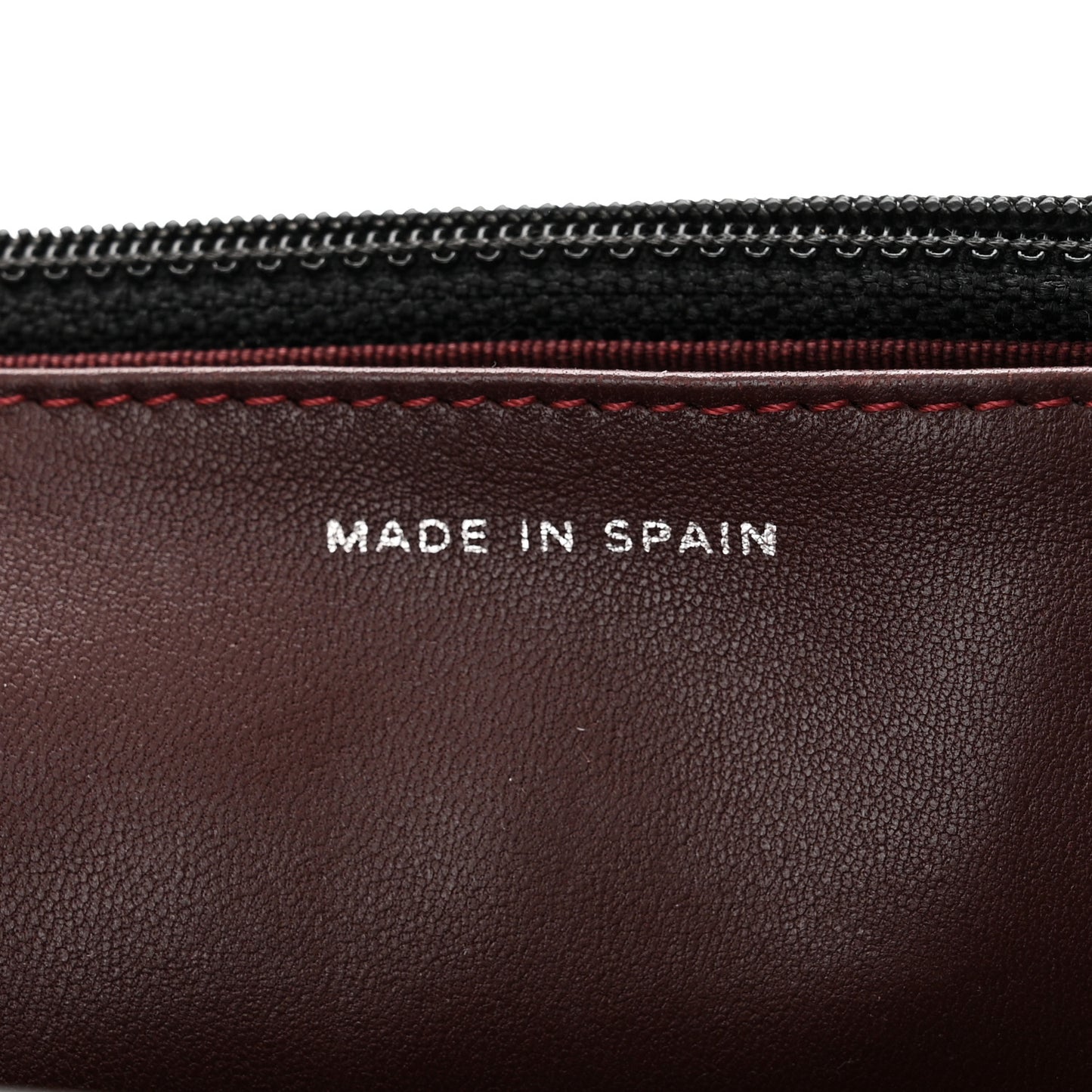Lambskin Quilted Wallet On Chain WOC Black