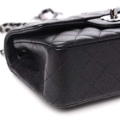 Chanel Iridescent Caviar Quilted Mini Rectangular Flap Black 7 of 10