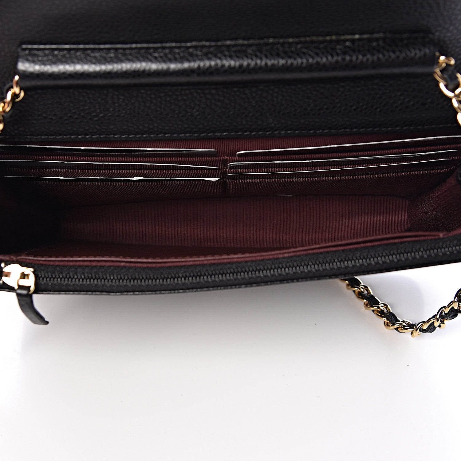 Chanel Caviar Quilted Wallet On Chain WOC Black 5 of 15