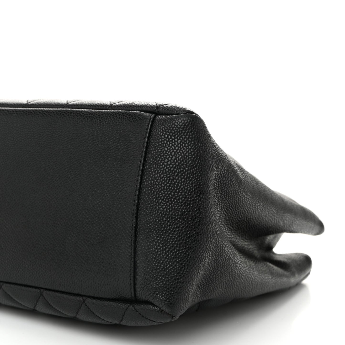 Caviar Quilted Grand Shopping Tote GST Black
