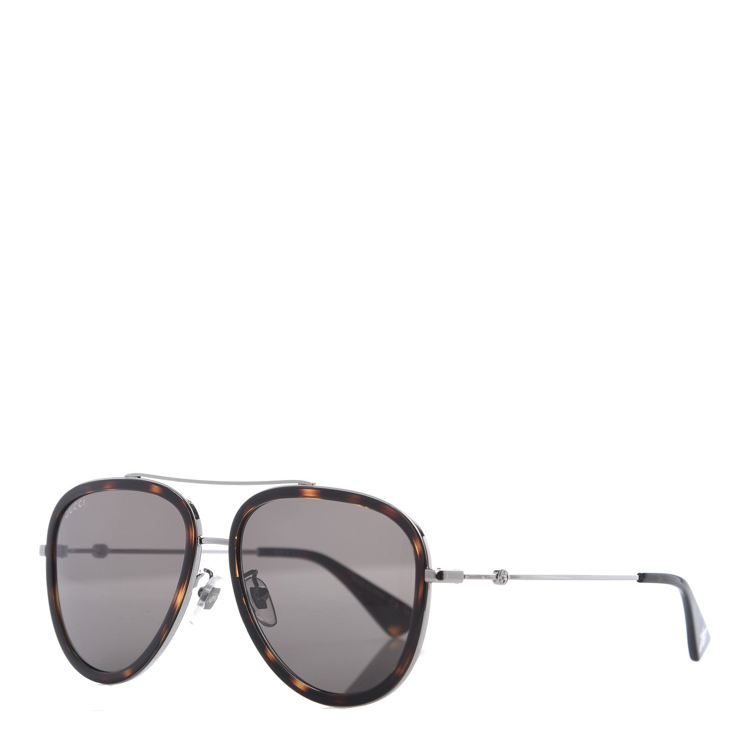 Gucci Aviator Sunglasses GG0062S Tortoise 1 of 8