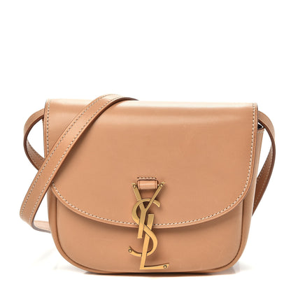 Saint Laurent Smooth Vintage Calfskin Small Kaia Satchel Brown Gold 1 of 12