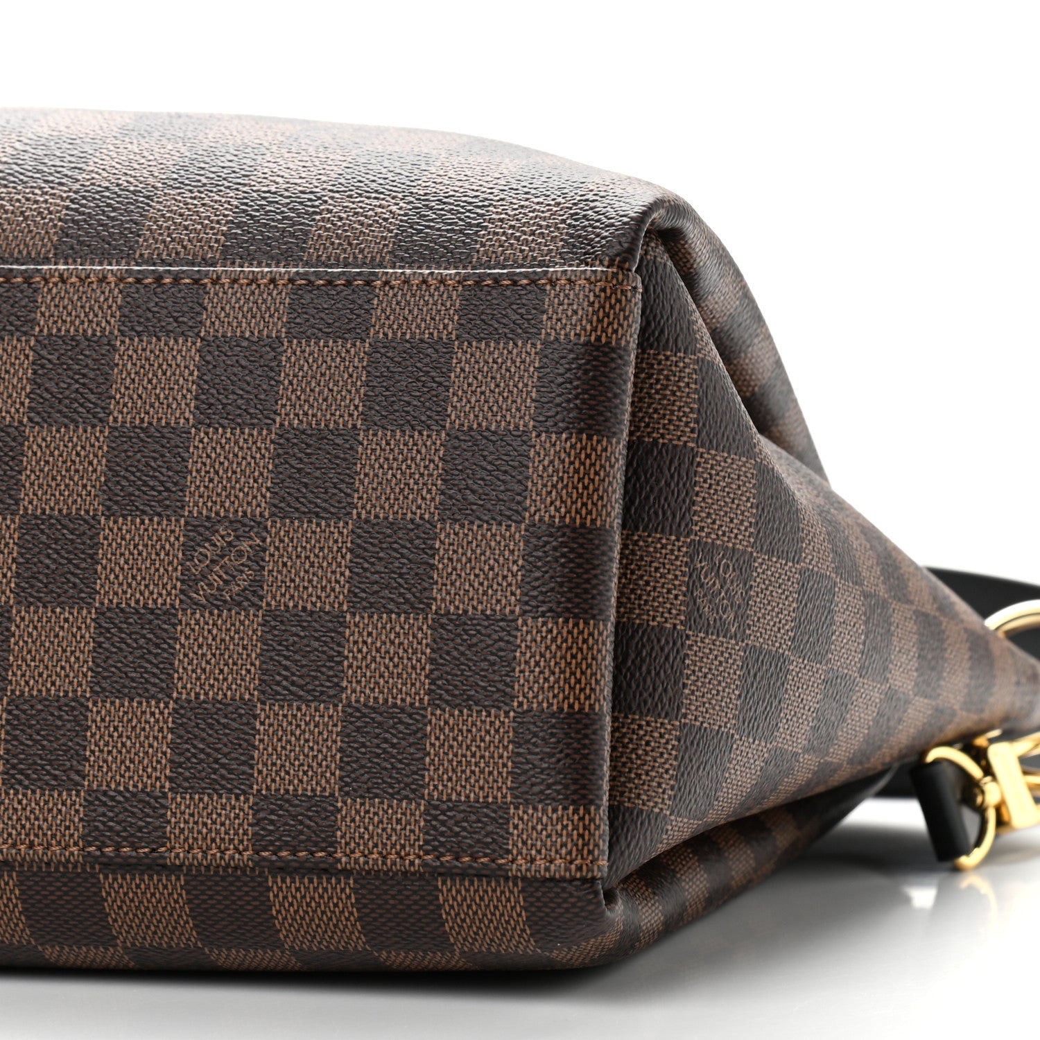 Louis Vuitton Damier Ebene Odeon Tote MM Black 9 of 10