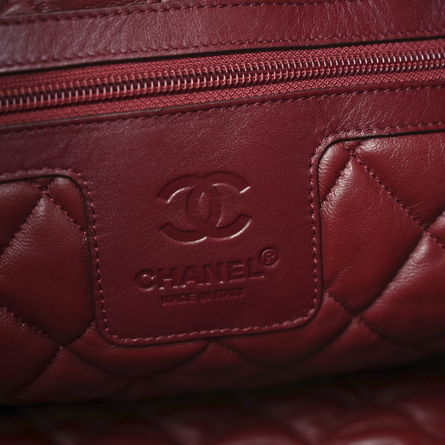 Chanel Lambskin Quilted Medium Coco Cocoon Reversible Tote Black 6 of 10