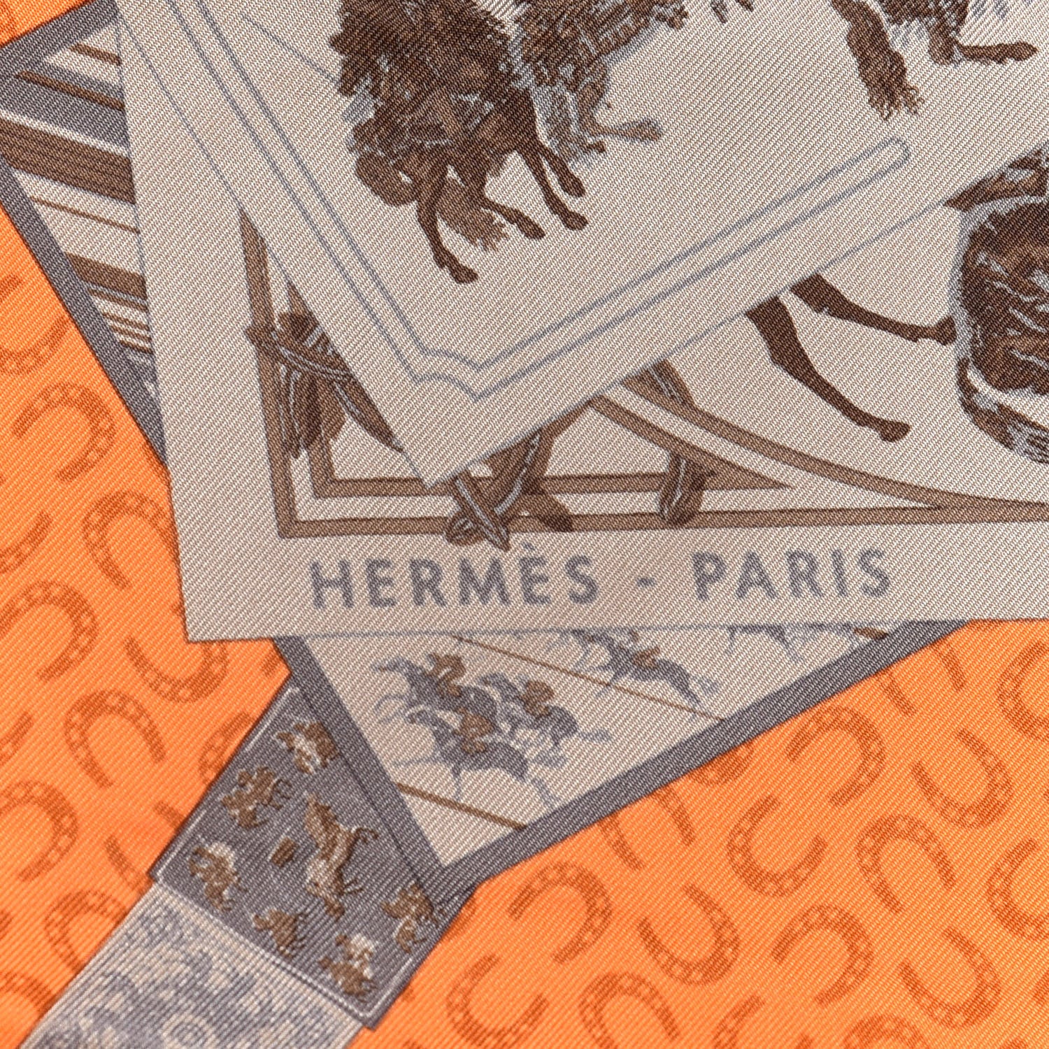 Hermes Silk A Cheval Sur Mon Carre Scarf 90 2 of 4