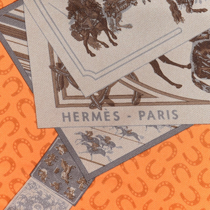 Hermes Silk A Cheval Sur Mon Carre Scarf 90 2 of 4