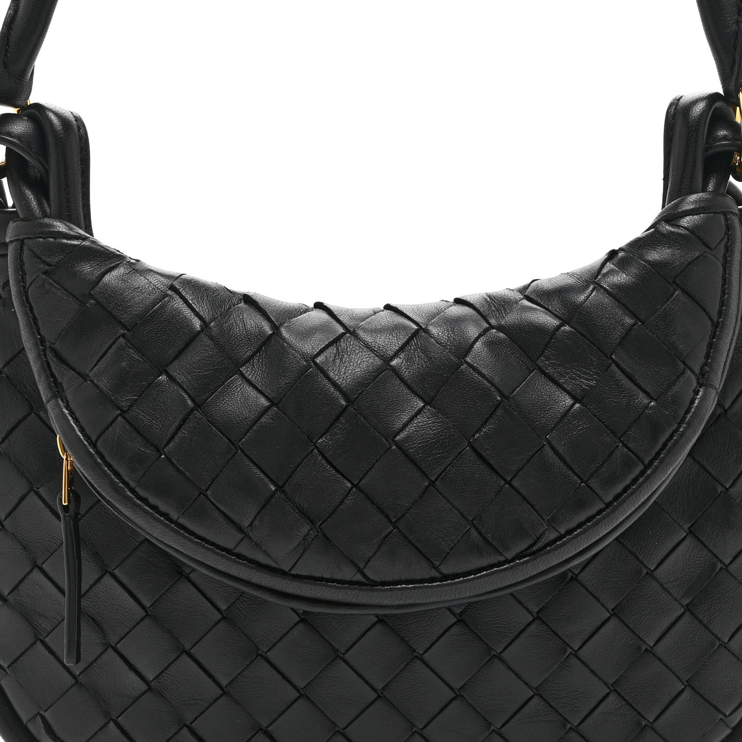 Nappa Intrecciato Small Gemelli Black