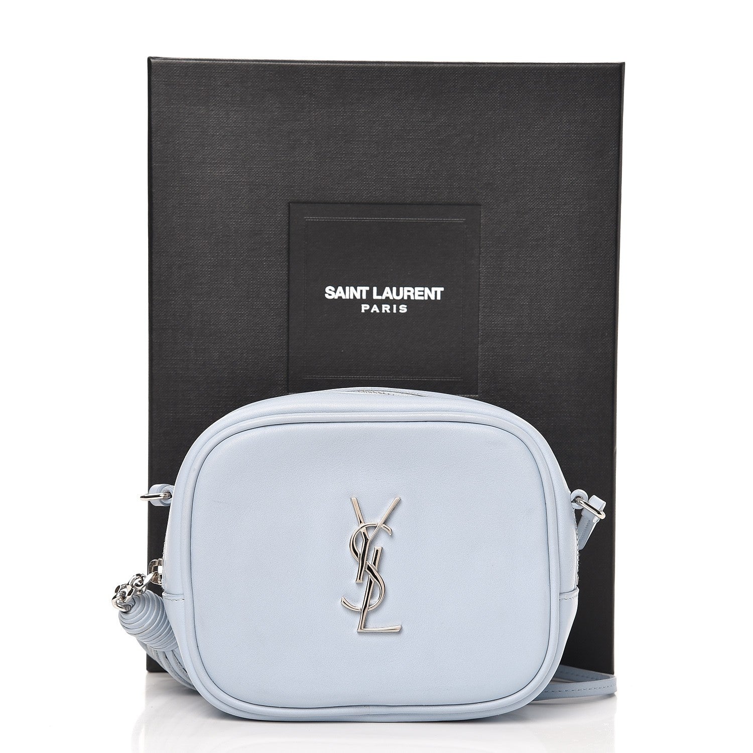 Saint Laurent Nappa Monogram Blogger Bag Sky Blue 7 of 7