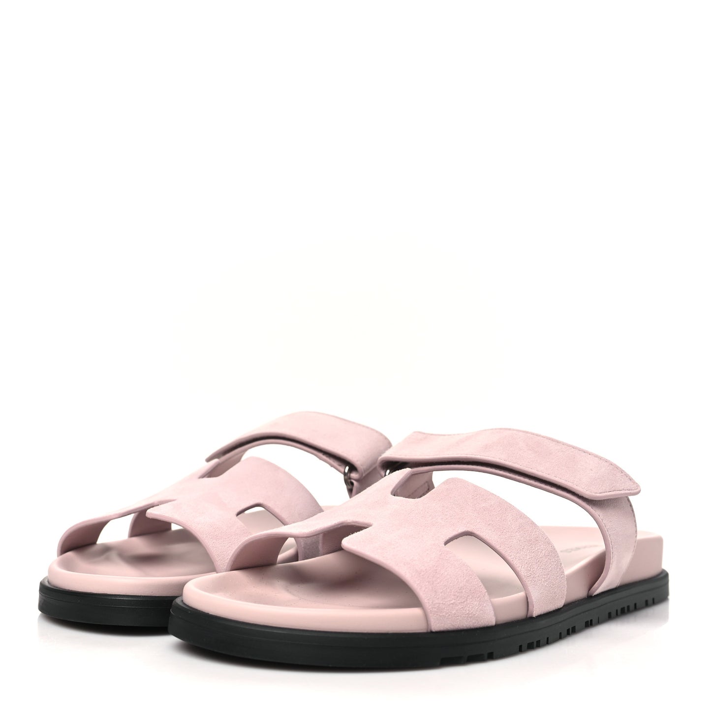 Suede Goatskin Womens Chypre Sandals 41 Rose Porcelaine