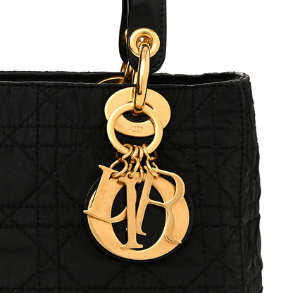 Christian Dior Nylon Cannage Medium Lady Dior Black 8 of 15