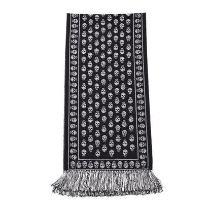 Alexander McQueen Wool Large Skull Scarf Black 3 of 4