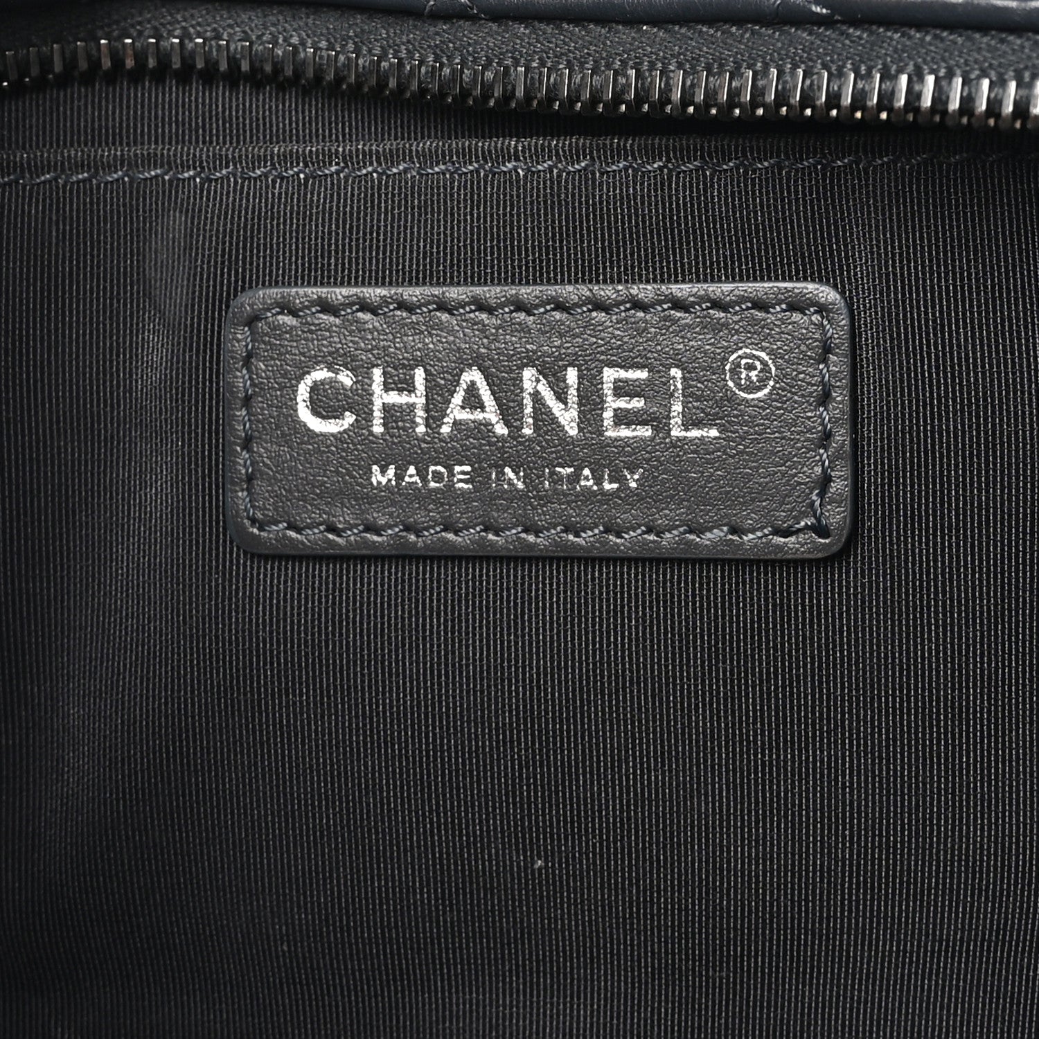 Chanel Calfskin Quilted Waist Bag Dark Grey 6 of 10