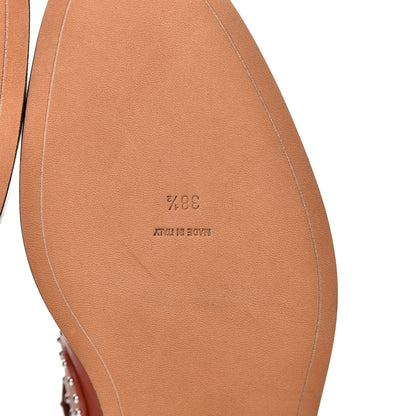 Givenchy Calfskin Studded Prue Buckle Bootie 38.5 Cognac 6 of 10