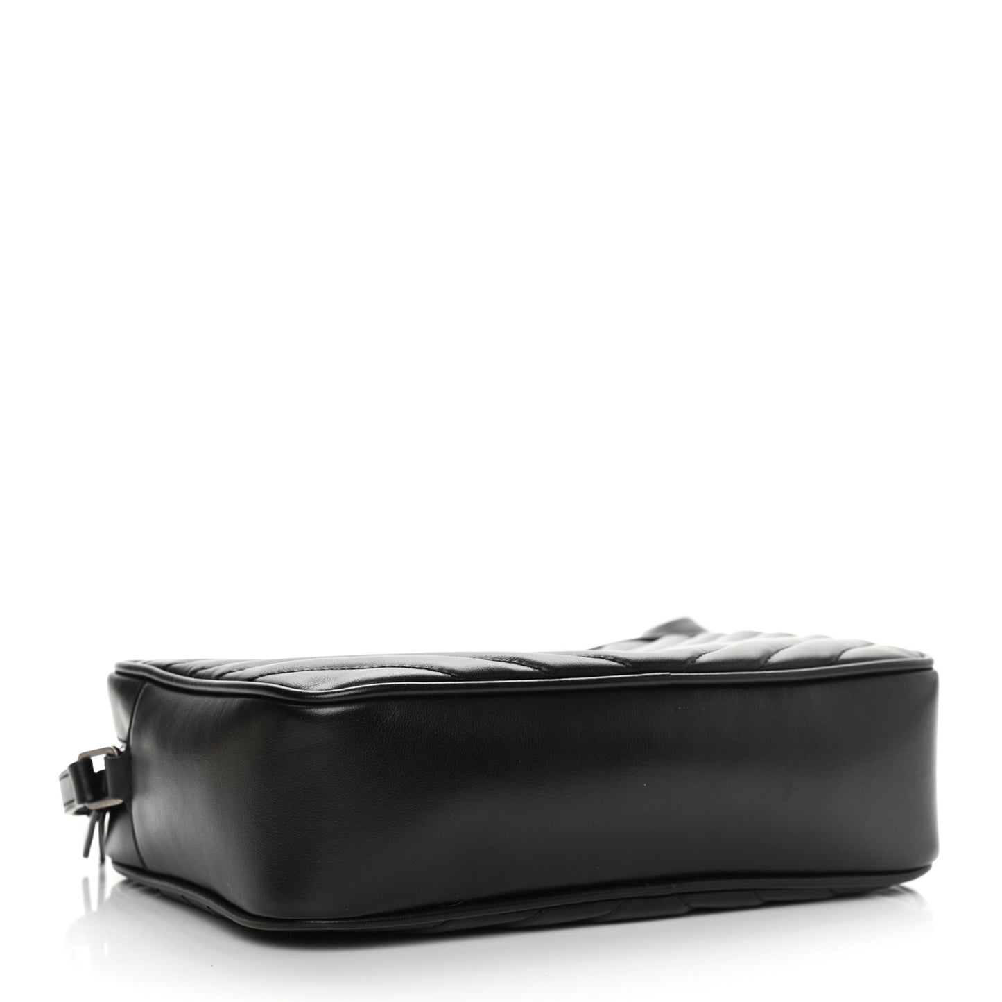 Calfskin Matelasse Monogram Lou Camera Bag Black