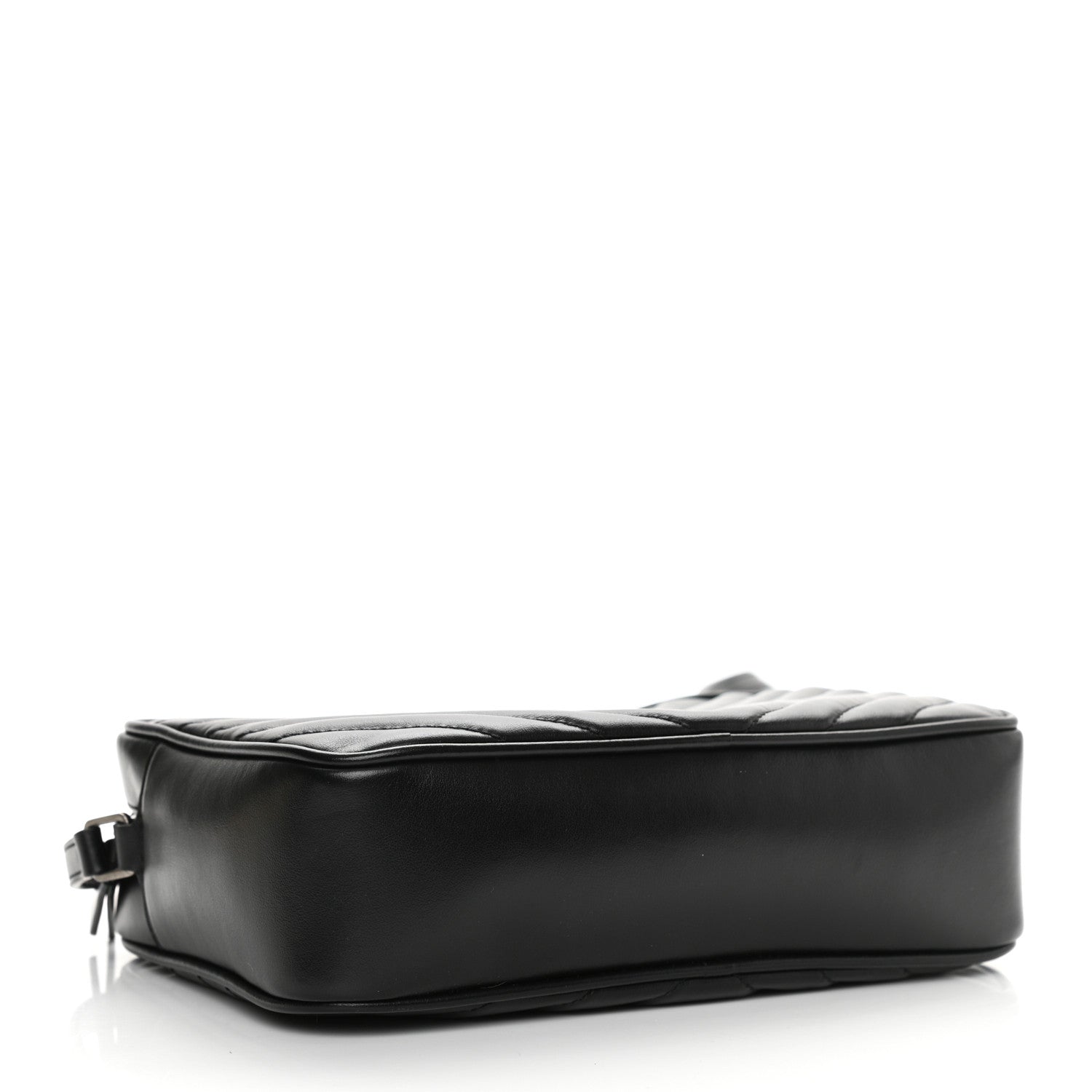 Saint Laurent Calfskin Matelasse Monogram Lou Camera Bag Black 4 of 10