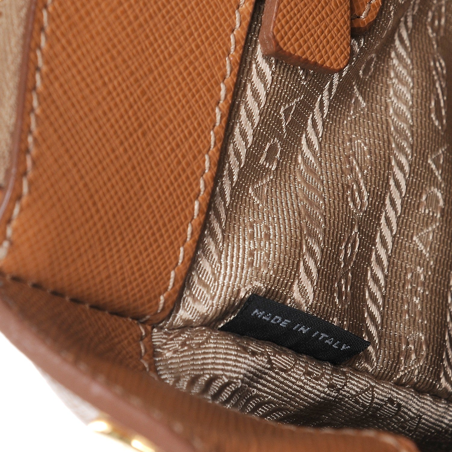 Prada Saffiano Medium Galleria Double Zip Tote Caramel 7 of 12